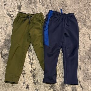Athletic Works Kids' Green and Blue Jogger Pants Bundle